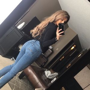 7 For All Mankind navy jeans- Excellent Condition